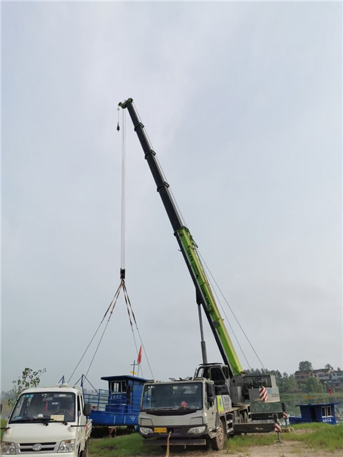 永嘉县桥梁建设吊装案例